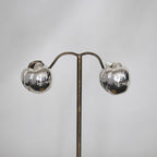 Hermes Apple Motif Earrings Silver 925 Vintage E1397 — view 5