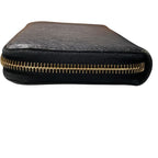 Prada Saffiano Metal Round Zipper Long Wallet 1 Ml506 Black 3347 — view 8