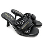 Christian Dior Size 24.5 Black Sandals — view 2