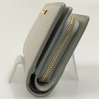 Gucci Bifold Wallet Script Zip Around Light Gray — view 2
