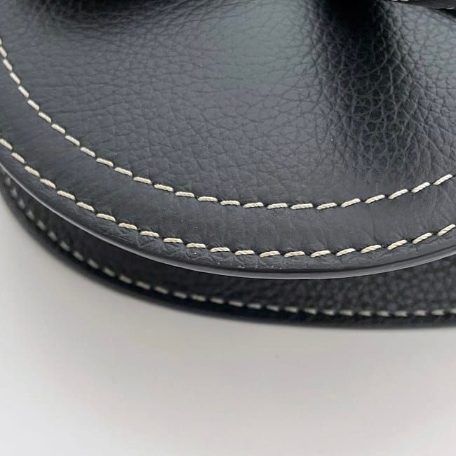 Christian Dior Body Bag Shoulder Black Saddle — view 9