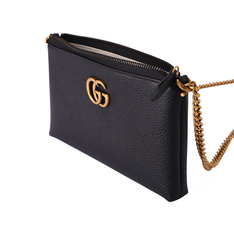 Gucci Shoulder Bag GG Marmont Black — view 4