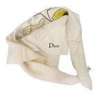 Christian Dior J'adore Scarf Heart Ribbon Flower Girl Silk White 0026 — view 5