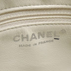 Chanel Shoulder Quilted Chain Lambskin White Bag — view 9