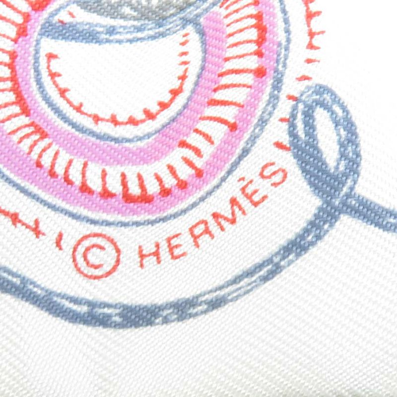 Hermes White Scarf — view 6