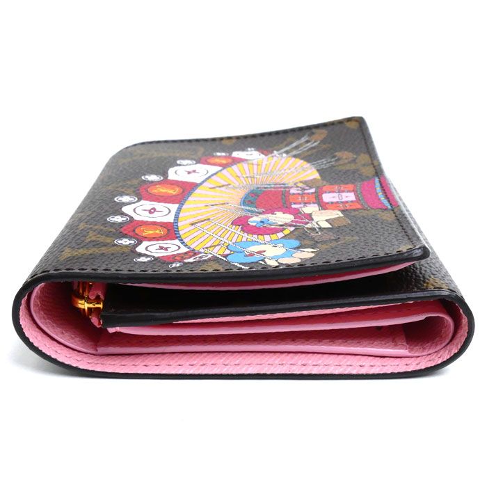 Louis Vuitton Portefeuille Victorine Trifold Wallet Monogram Brown Multicolor — view 3