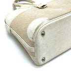 Hermes Handbag Bollide 35 Toile Ash White — view 5