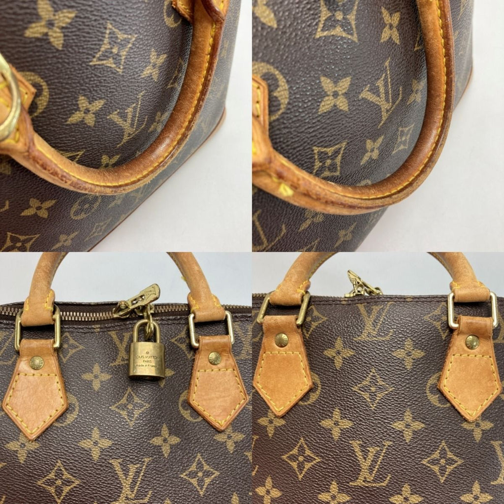 Louis Vuitton Monogram Alma Handbag with Padlock — view 7