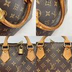 Louis Vuitton Monogram Alma Handbag with Padlock — view 7