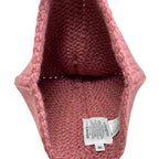 Hermes Hat Knit Joplin Beanie N Frme M Size Calfskin Button Rose — view 5