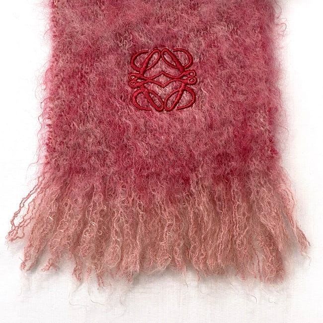 Loewe Scarf Pink Red Gradient — view 6