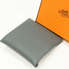 Hermes Coin Case Bastia Evercolor Grimisty Silver Hardware — view 5
