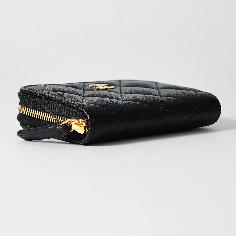 Chanel Coin Case Classic Zip Purse Black — view 3