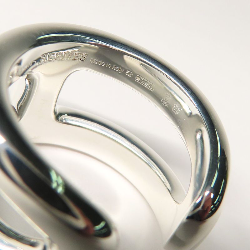 Hermes Ring Osmozu PM 52 no 12 AG 925 Hshape Silver 2025 — view 7