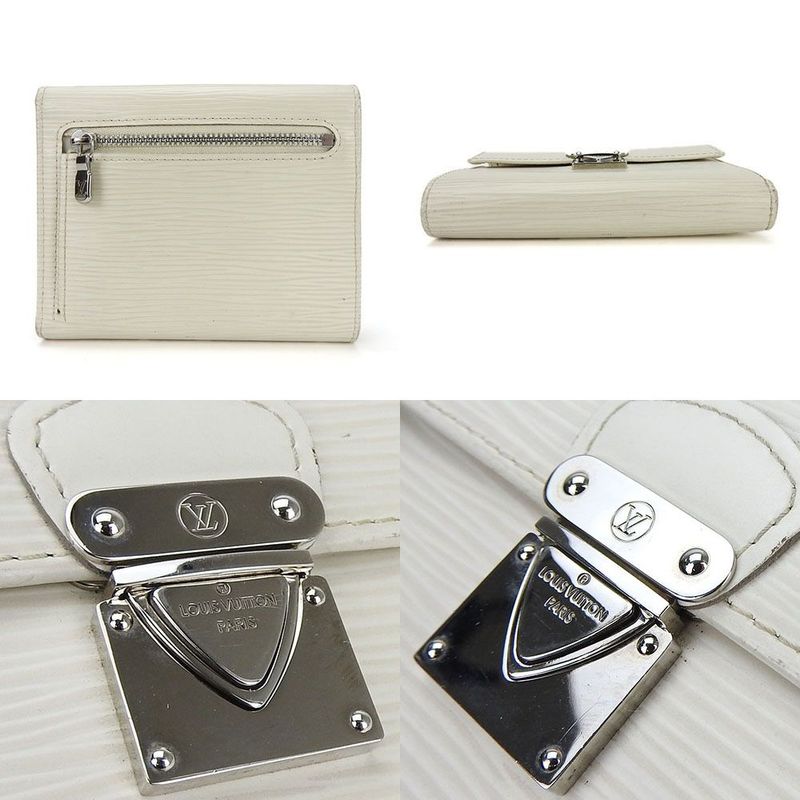 Louis Vuitton Trifold Walletportefeuille And Jepi Ivoire White — view 3
