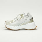 Louis Vuitton Run 55 Sneakers Shoes Mixed Material White — view 3