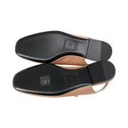 Hermes Ballet Shoes Cles Leather 35 Beige Perlino Gris Argent — view 4