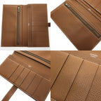 Hermes Long Wallet Bearn Souffle Brown — view 7