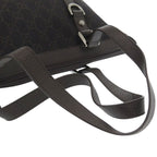 Gucci GG Abbey Tote Bag Canvas Leather Dark Brown 0767 — view 4