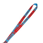 Chanel Neck Strap Coco Mark Blue Orange Red Silver Hardware — view 3