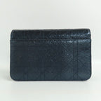 Dior Miss Wallet Chain Shoulder Bag Metallic Blue — view 3