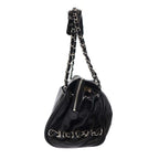 Chanel 2007 Coco Charm Shoulder Bag Lambskin Black — view 3