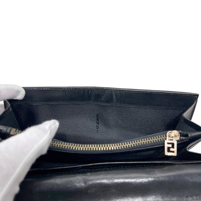 Fendi Foldable Long Wallet Brown Zucchino 8 M0025 — view 9