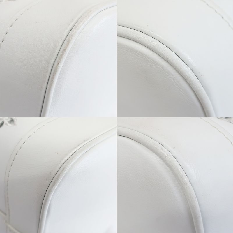 Louis Vuitton Noe PM Broderie-anglais Shoulder Bag White — view 5