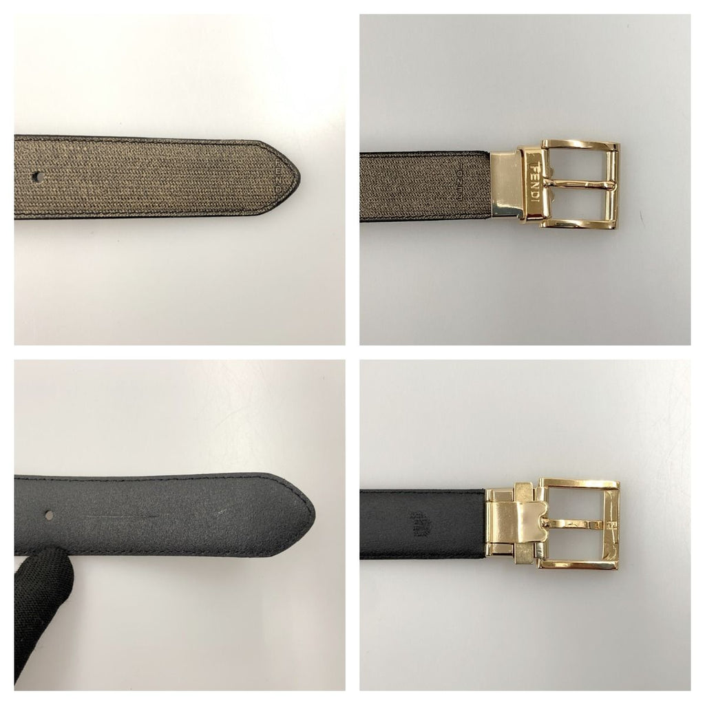 Fendi Gold Hardware Belt Khaki — view 5