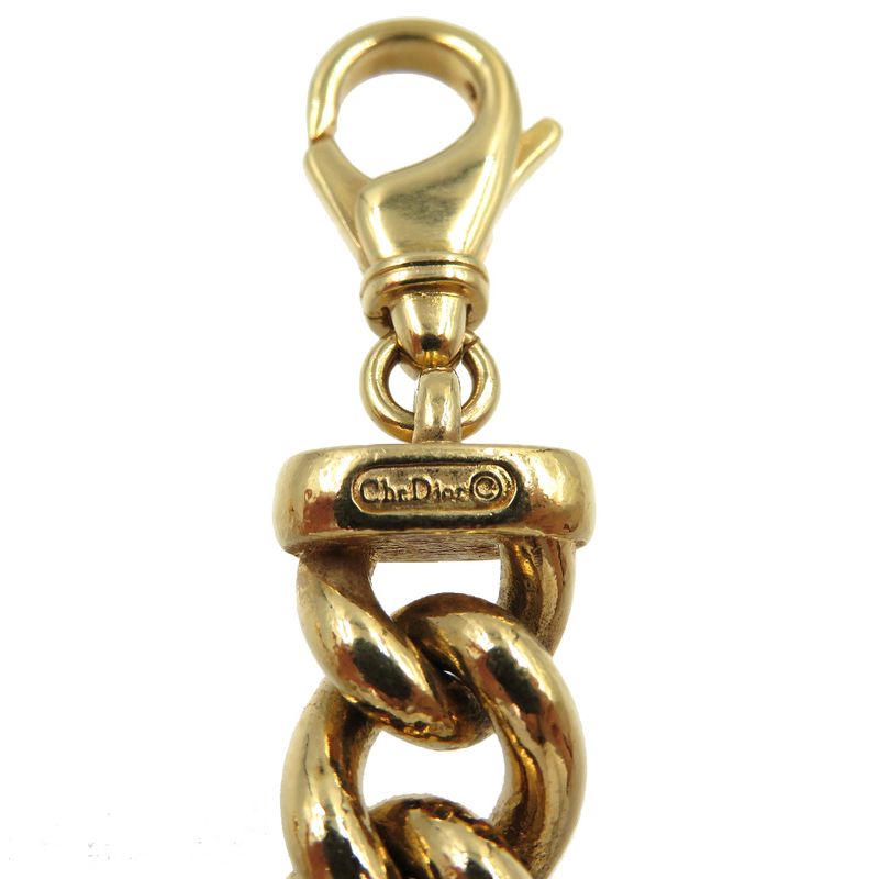 Christian Dior Vintage Chain GP Gold Choker Necklace 0094 — view 5