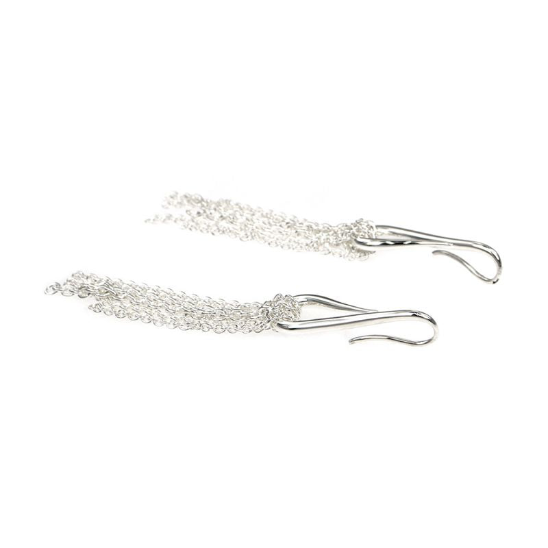 Hermes Earrings Ricol Pair AG 925 Silver Accessories Small Items — view 4
