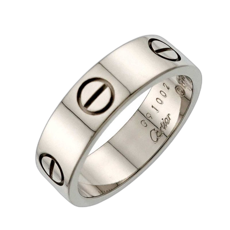 Cartier Love 55 Ring 18K WG White Gold