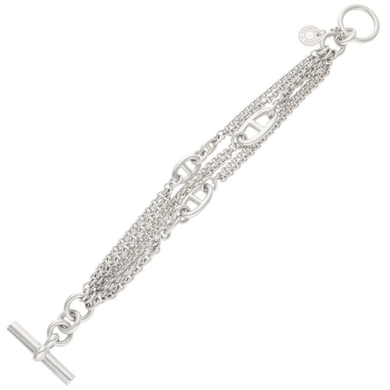 Hermes New Farandole Silver Bracelet St — view 3
