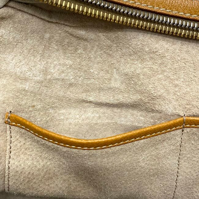 Prada 2-Way Boston Bag Beige Orange Corda Cuoio — view 9