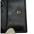 Gucci Interlocking G 6-Slot Key Case Hook Compact Leather Black — view 6