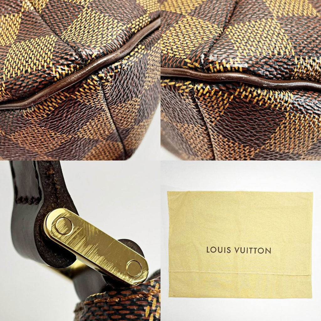 Louis Vuitton Damier Musette Brown Shoulder Bag Gold Hardware — view 8