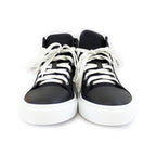 Hermes Iriko High Cut Sneakers Description 38 Black White Cotton — view 3