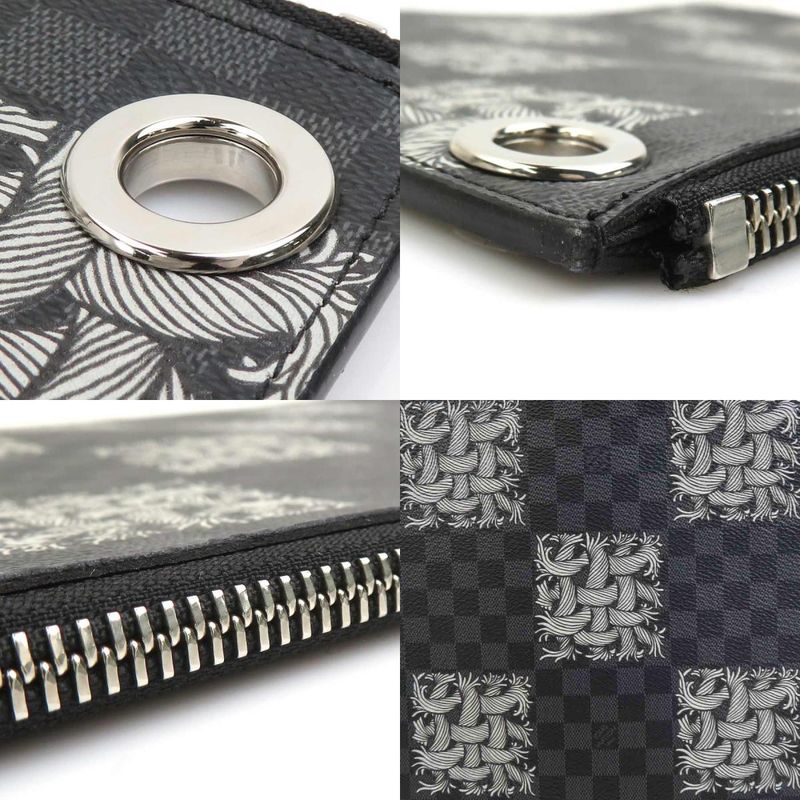 Louis Vuitton Clutch Bag Damier Graphite Christopher Nemeth Pochette Jules GM — view 9