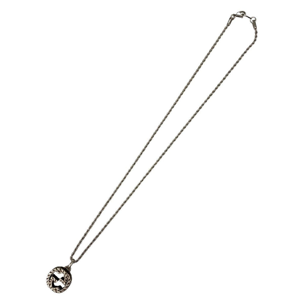 Gucci Necklace Interlocking G Silver 925 Chain Non Product — view 4