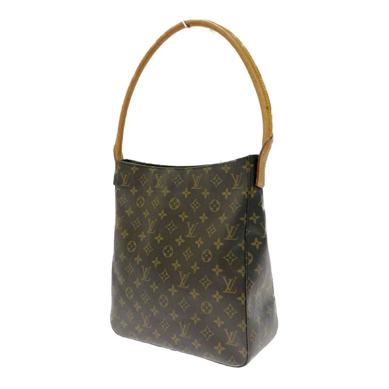 Louis Vuitton Monogram Looping GM Shoulder Bag Brown — view 3