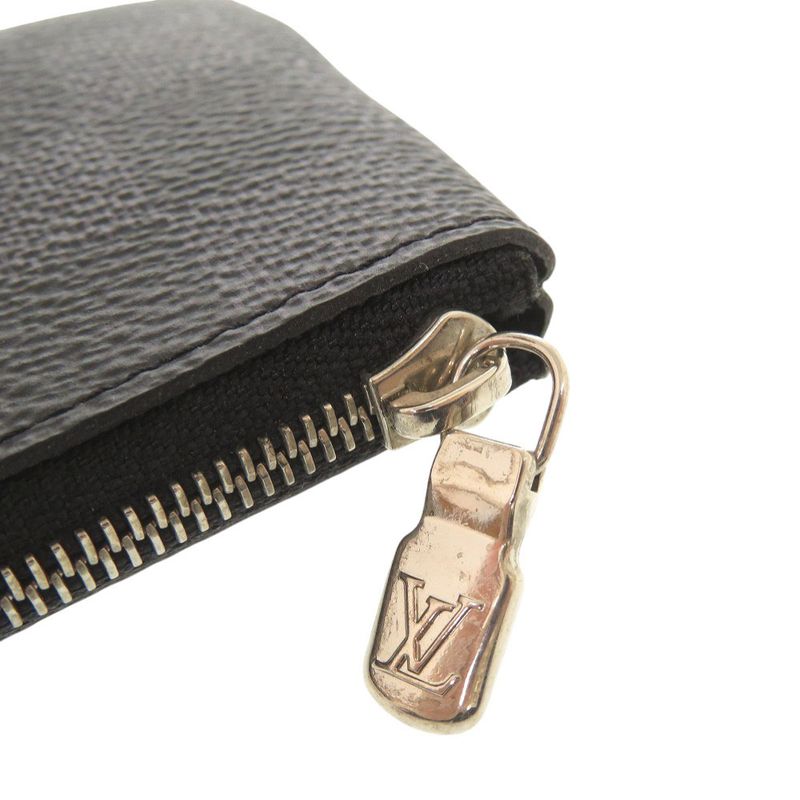 Louis Vuitton Pochette Cles Damier Graphite Black Coin Case 1091 — view 9