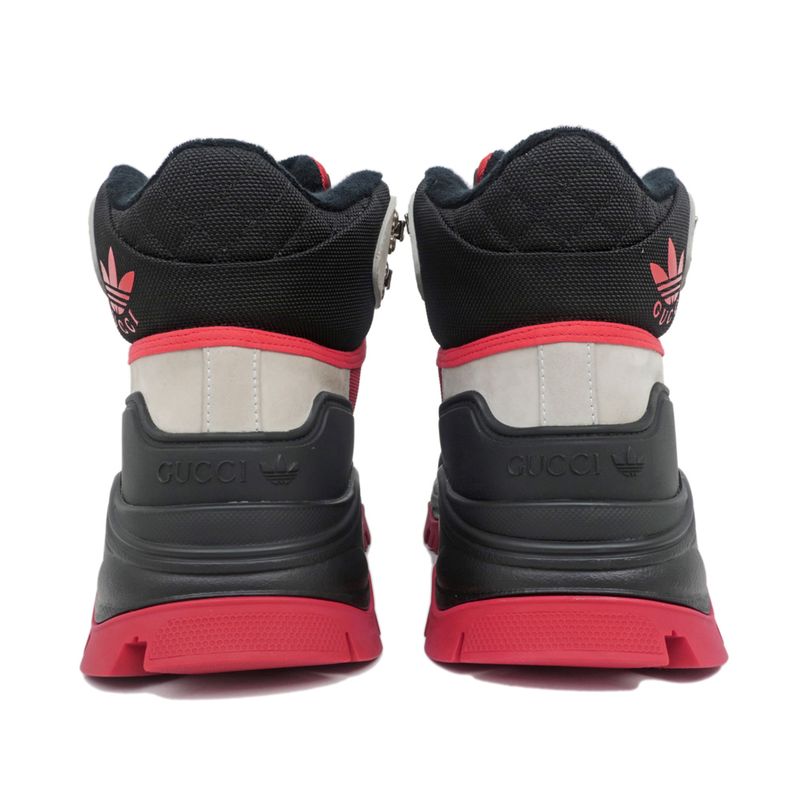 Gucci Adidas Collaboration High Cut Sneakers Size 7 1 2 Black — view 5