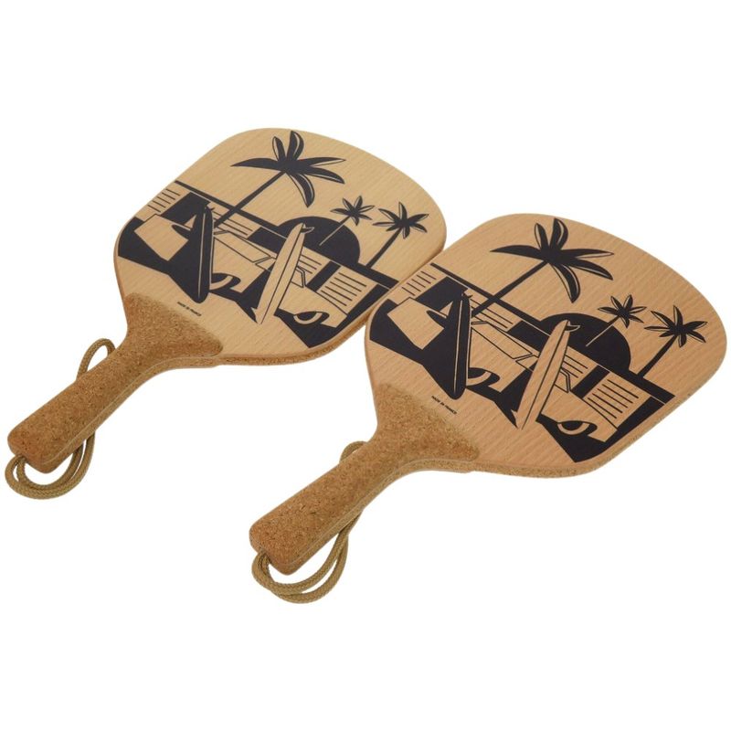 Hermes Apres La Vague Beach Racket Hobby Cork Multicolor 0904 — view 3