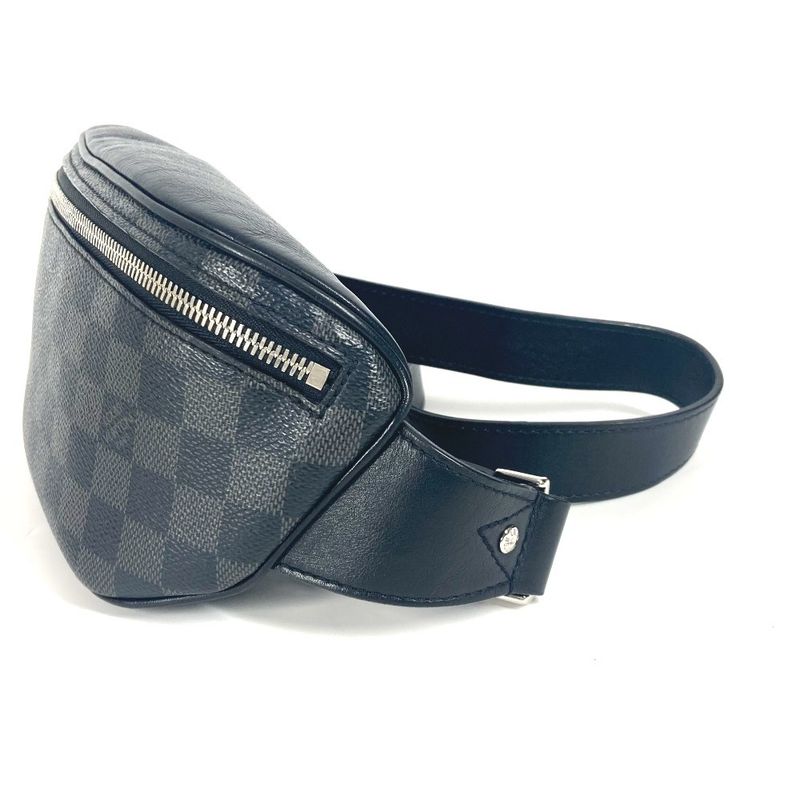 Louis Vuitton Body Bag Bum Damier Graphite Canvas Black — view 4
