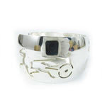Hermes Vintage Carreche Carriage Dog Bracelet Bangle Silver — view 6