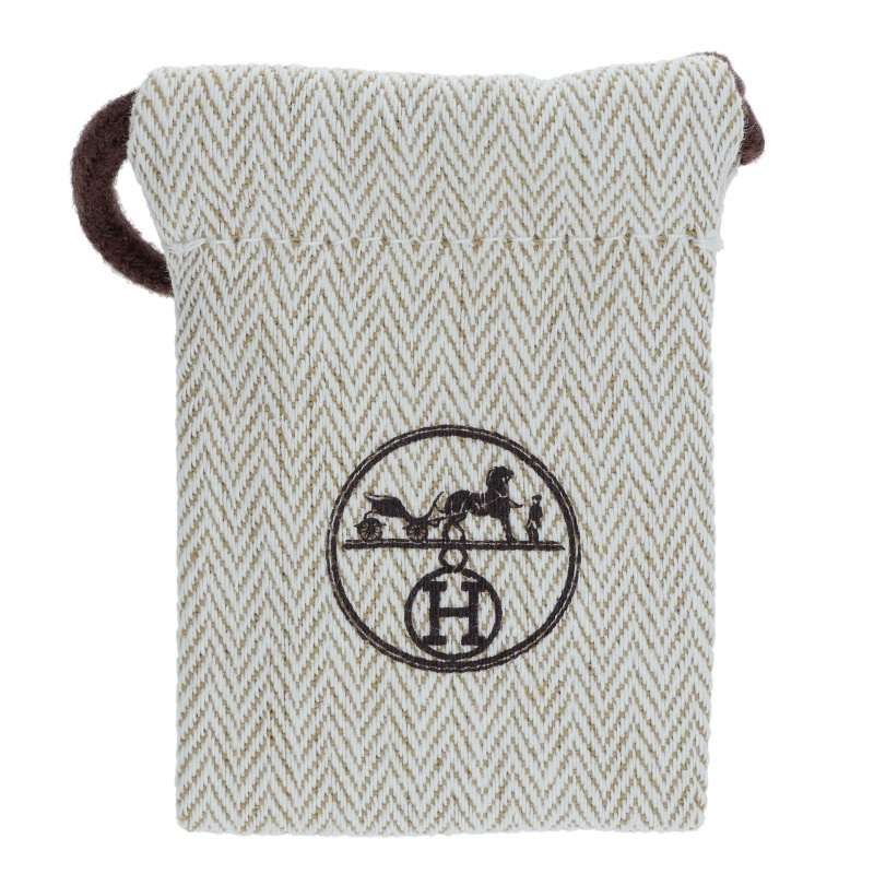Hermes Olympe PM Box Calf Hoop Earrings — view 6