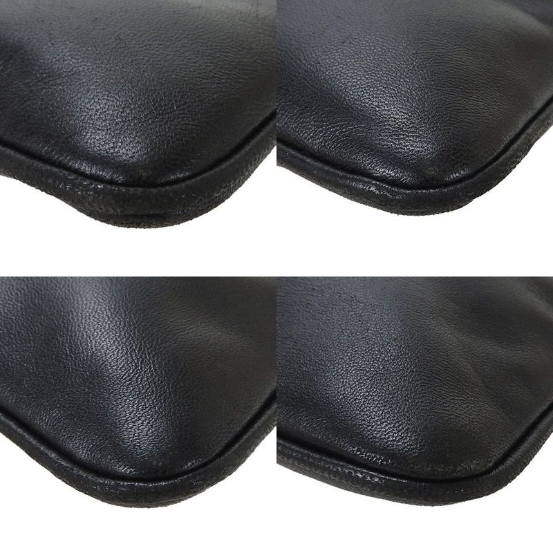 Loewe Mini Shoulder Bag Pochette Crossbody Leather Black Chic Women — view 6