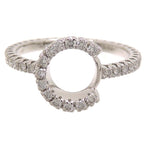 Gucci Diamond Halo White Gold Ring — view 5