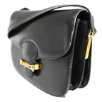 Celine Carriage Shoulder Bag Leather Black 67 Fa291 — view 2