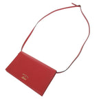 Gucci Leather Red Shoulder Wallet Bag Long 0462 — view 5